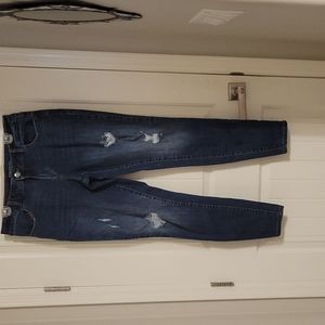 USED Maurices destructed jegging, size large long